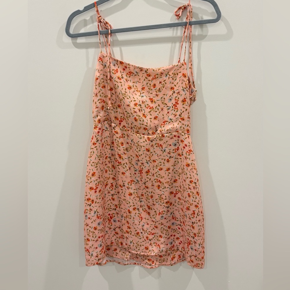 Floral Spaghetti Strap Dress